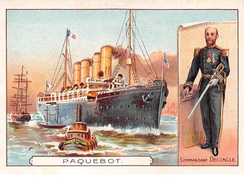 Chromos cor14338 paquebot - -,
