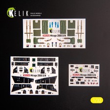 Décals 3D Dassault Mirage 2000DD/N (pour kit Kit Kitty Hawk / Zimimodel) 1:32...