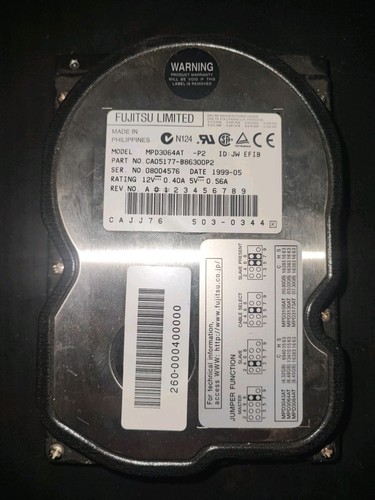 Disque dur ide pata - dur, 6.4