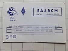 1990 Radio QSL sent from