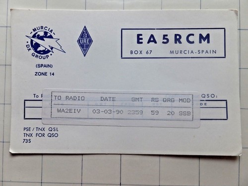 1990 radio qsl - qsl, from