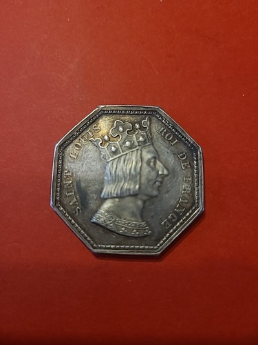 Rare jeton argent roi - jeton, saint