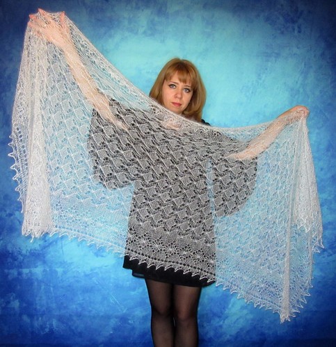 Foulard laine blanche - laine,