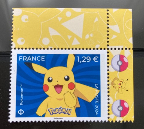 Timbre pokémon pikachu - timbre,