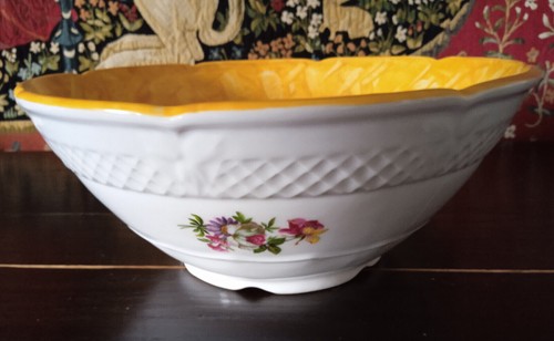 Saladier porcelaine décor - en,