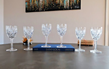 Florence, cristal Saint Louis. 6 verres à eau N°2. H18,1cm. Estampillé