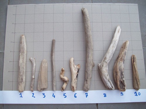 Lot morceaux de - de, bois