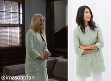 Zara Mint Jacquard Blouson