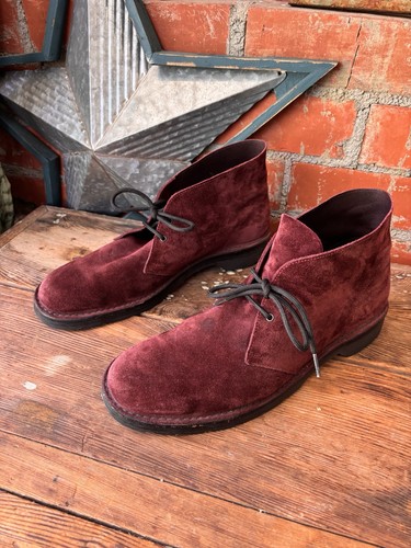 Solovair burgundy suede chukka - solovair,