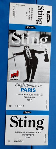 Ticket billet unused - unused, place