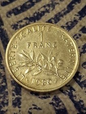PIEFORT ARGENT 1 FRANC 1980