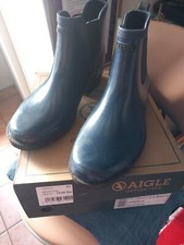 Beck Bottes en Caoutchouc Femmes Bottines Bottes de Pluie Aigle Taille 41 Bleu