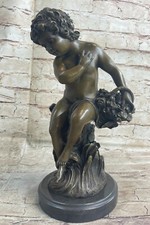 Sculpture En Bronze Nu Homme