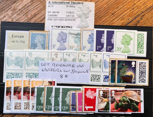 Timbres royaume uni lot - timbres,