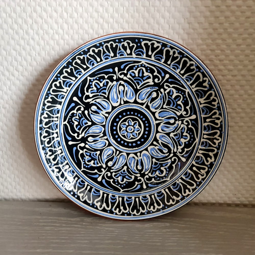 Assiette décorative terre - assiette,