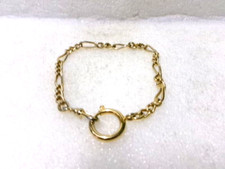 Giletière, Chaîne de montre à gousset plaqué or