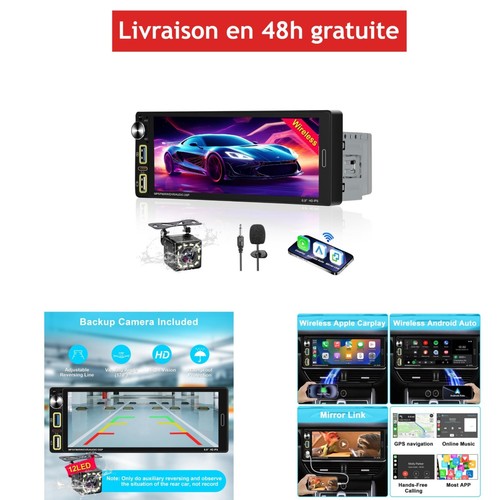 Autoradio din bluetooth - autoradio, car