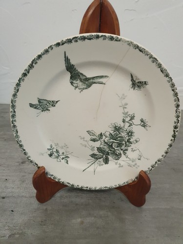 Ancienne assiette décorative - ancienne,