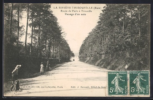 Cpa rivière thibouville - la, rivière-thibouville