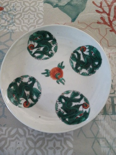 Ancienne assiette japonaise - assiette,