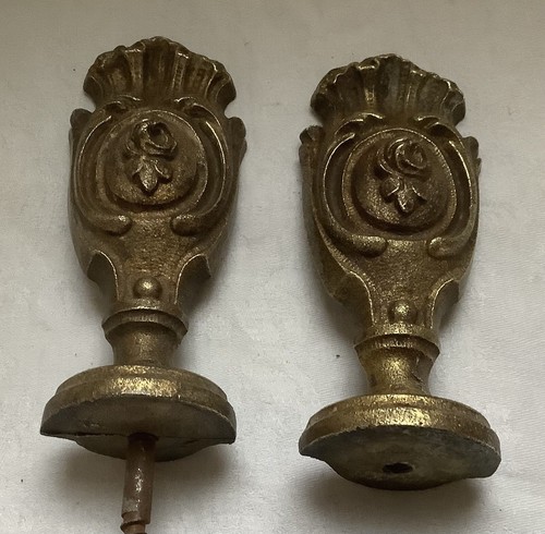Ancienne paire embouts en - ancienne, d'