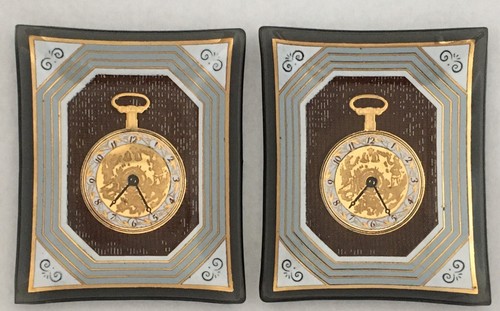 Pair vintage houze art - vintage,