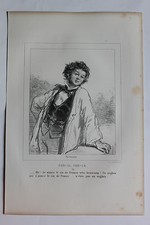 GAVARNI Lithographie originale