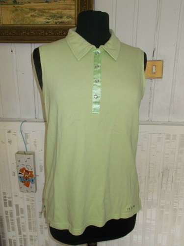 Polo coton vert stretch mise - vert,
