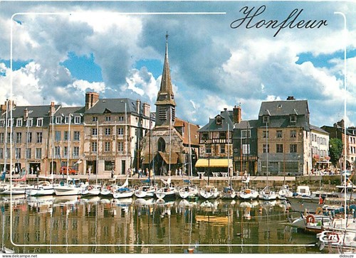 Carte postale honfleur - carte,