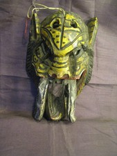 MASQUE Animalier en Bois peint
