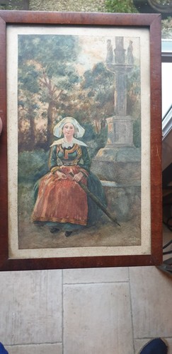 Aquarelle par louis delluc - par,