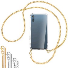 Collier (Chaîne en métal) pour Sony Xperia XZ , XZs Coque avec cordon Etui Case 