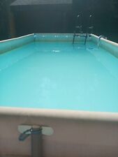 Piscine tubulaire hors sol rectangulaire Bestway 4m12x2m01x1m20 gris