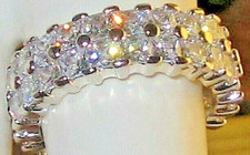 Bague En Or Blanc CZ