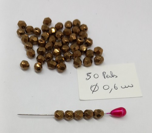 Lot perles verre a - verre,
