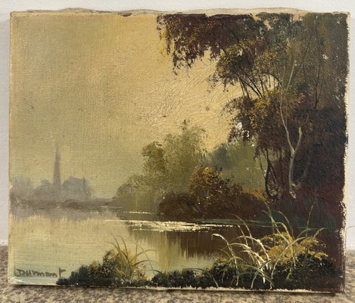 Huile sur toile signée - , dumont