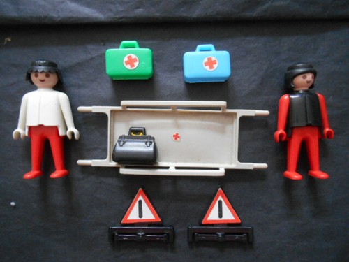 Lot playmobil brancard - , et
