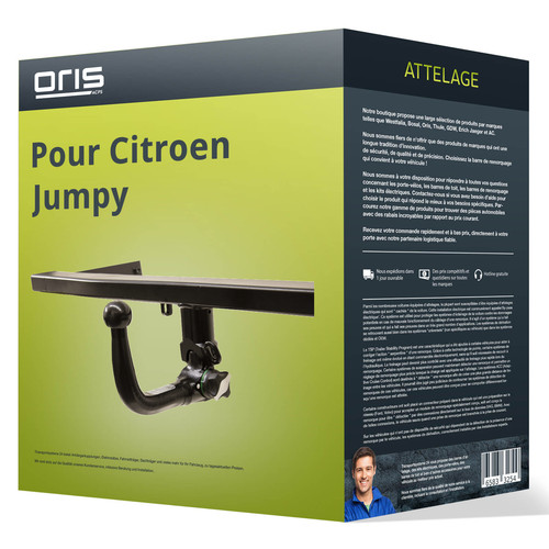 Attelage pour citroen jumpy - pour,