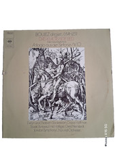 33T X2 🎶 Mahler (Boulez) 🎶 Das Klagende Lied / Symphonie No 10 🎶 CBS S 77 233