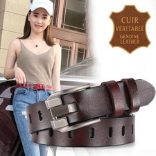 Ceinture Cuir Véritable Femme