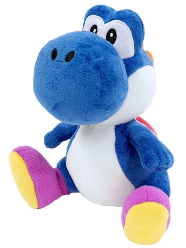 Peluche super mario blue - peluche, yoshi