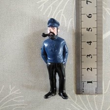 TINTIN ancienne figurine belvision 1973 esso LAC AUX REQUINS - haddock avec pipe