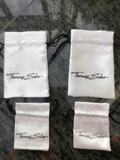 4 Pochettes Thomas Sabo . bijoux fantaisie . Dust Bag Lot 1