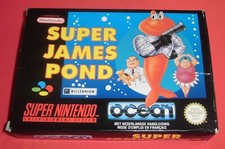 Super Nintendo Super James Pond [PAL FAH] CIB Complet Boîte Notice *JRF