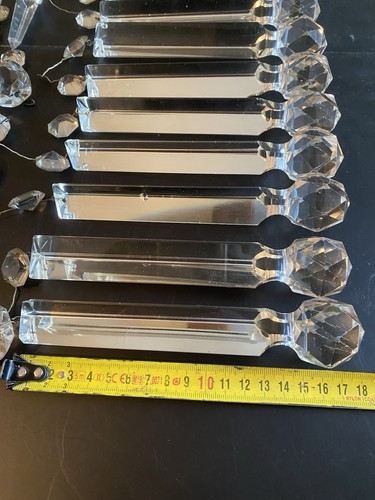 Lot grands prismes 18cm - 12,
