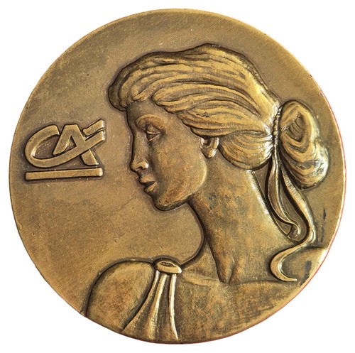 Médaille crédit agricole - crédit,