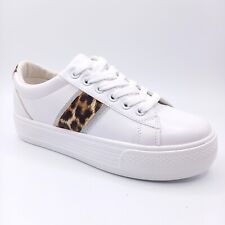 Baskets Tennis Chaussure Femme Sneakers - 36 37 38 et 40 41 Compensée Blanche