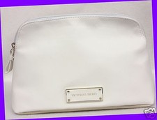 Victoria's Secret GOLD & WHITE Colorblock Evening Clutch Bag Purse Pouch CUTE