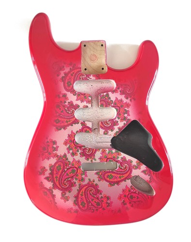 Corps stratocaster red paisley - corps,