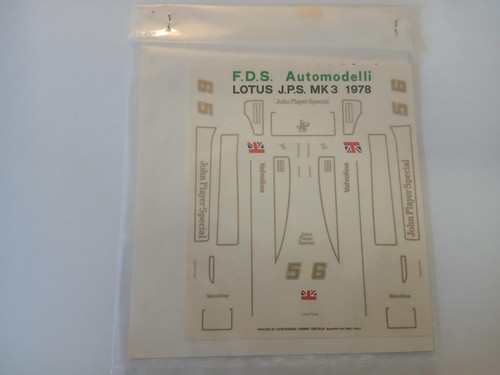 Decals lotus ford - 1:43,